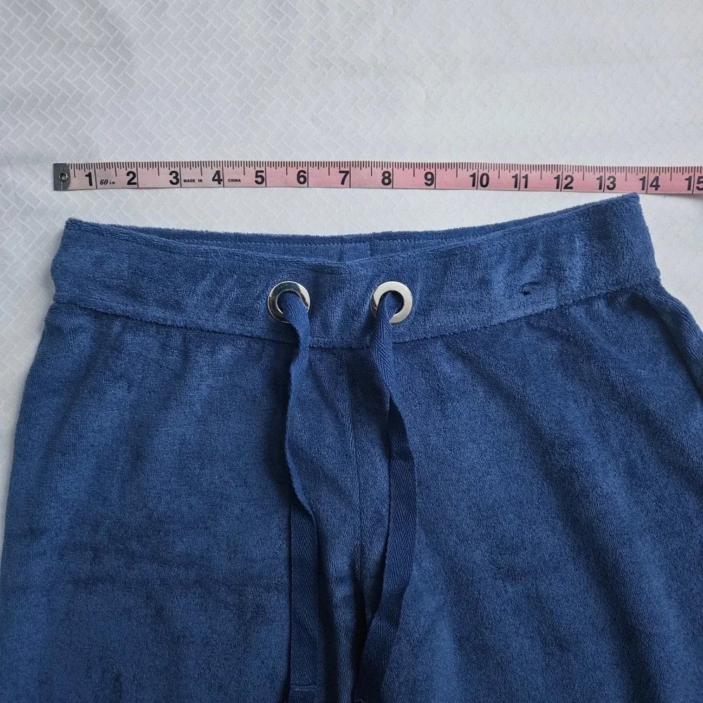 Womens Y2K Capri Pants Wide Leg Drawstring XS Sport Lounge Athleisure - Picture 4 of 6